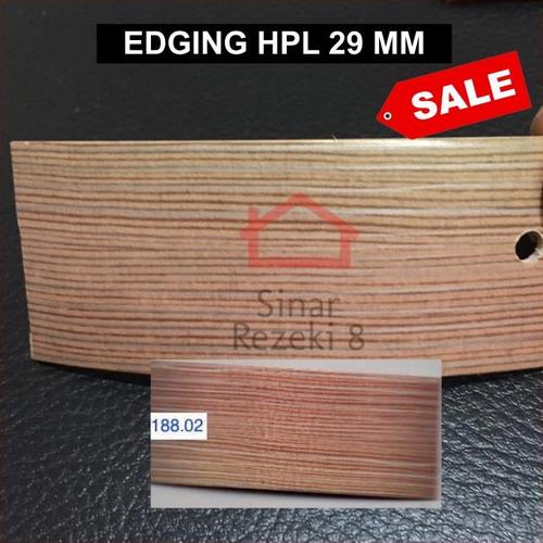 Jual Edging HPL 188.02 29 mm / Coklat Serat Urat Kayu Woodgrain taco ...
