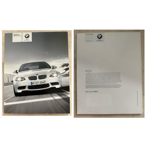 Jual Brosur katalog buku BMW M3 series booklet brochure Kota Bandung