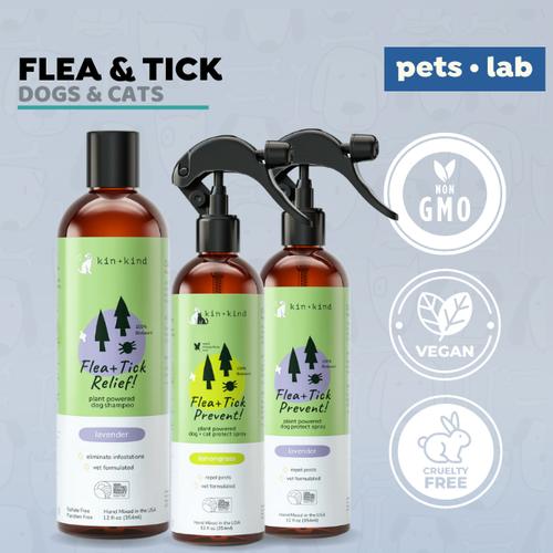 Picture of Jual Kin+Kind Flea Tick Shampoo Spray Dog Cat Kutu Anjing Kucing ...