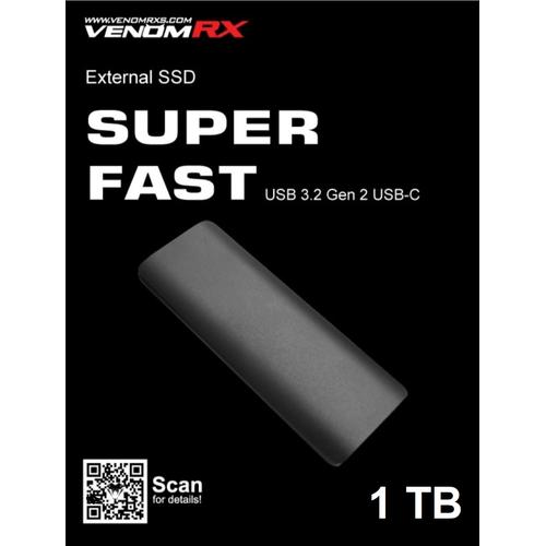 Jual VENOMRX External SSD 1TB 512GB 256GB SSD External