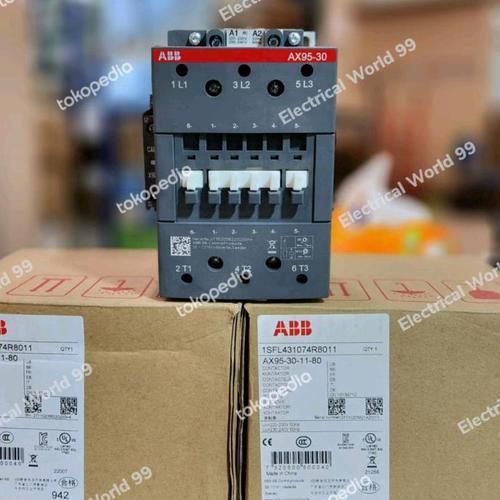 Jual Contactor / Kontaktor Abb Series Ax95-30-11-80 220V New Original ...