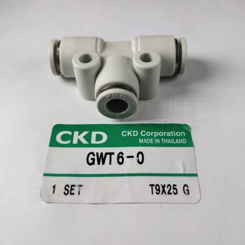 Jual Tee Fitting GW Series GWT6-0 for Tubing 6MM CKD MP - Jakarta Barat ...