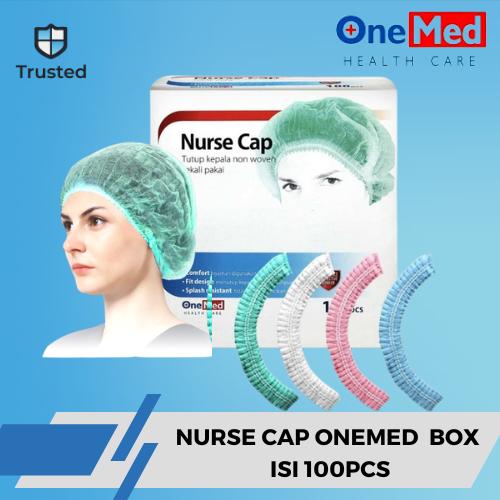 Jual [PROMO] NURSE CAP MOB CAP ONEMED ISI 100 NURSECAP WARNA