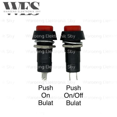 Jual SAKLAR PUSH ON BULAT PUSH ON OFF BULAT SWITCH ON KOTAK SWITCH ON ...