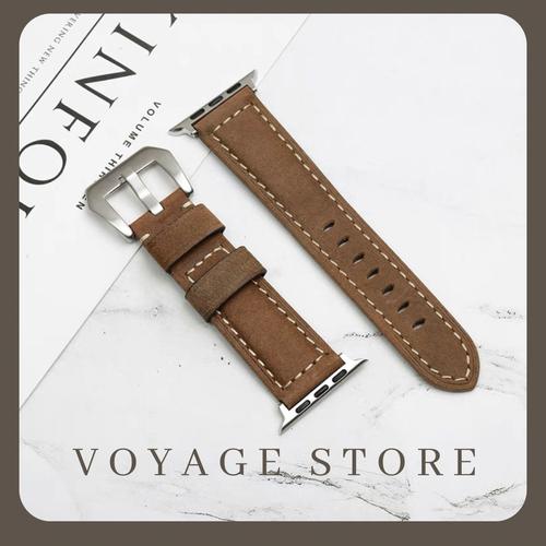 Jual Strap kulit jam tangan 22mm Apple watch Ultra 49mm 45mm Kulit