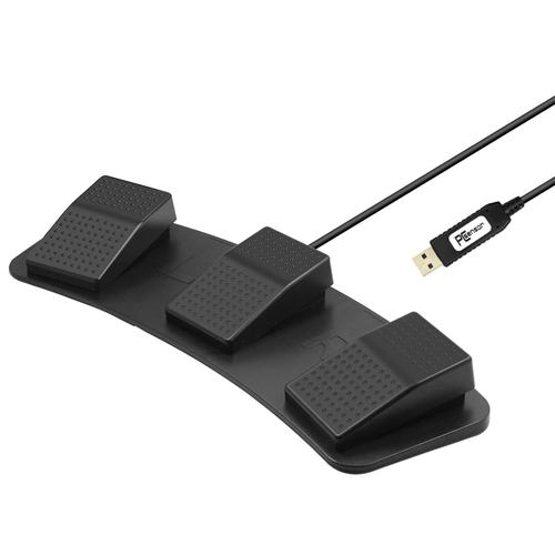 Jual INS Upgraded USB Triple Foot Pedal PC Game Foot Pedal Keyboard