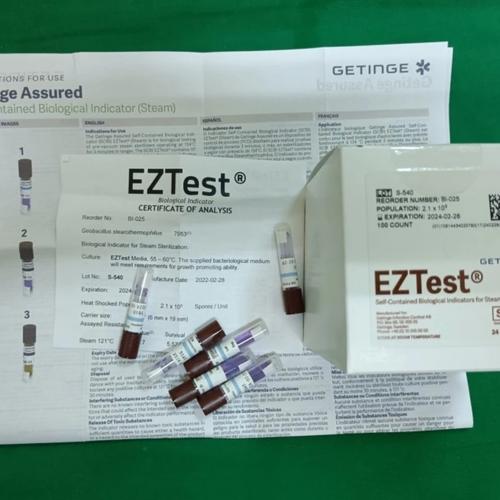 Jual Getinge Biological indicator EZ Test for steam S540 perbox isi