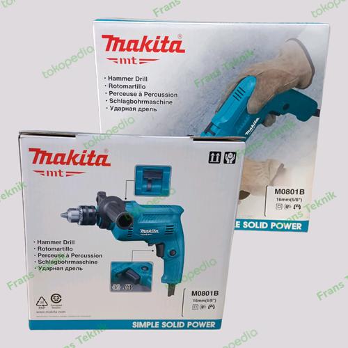 Jual MAKITA M0801B Mesin Bor Listrik 13mm Tangan Impact Bor Besi