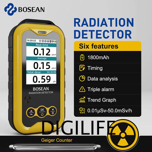 Jual Nuclear Radiation Detector Dosimeter Bosean FS5000 Radiometer FS ...