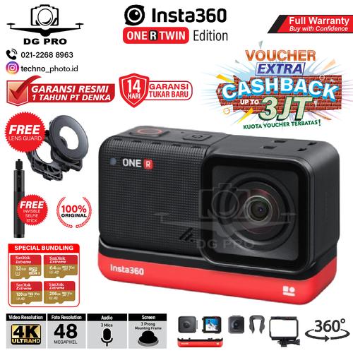 Jual Insta360 ONE R Twin Edition Action Camera - Insta 360 - STANDARD ...