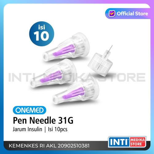 Jual ONEMED Jarum Insulin One Med 31G / 32G Pen Needle 4mm / 5mm