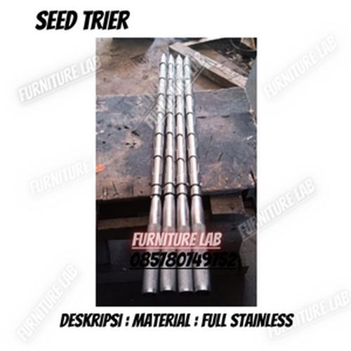 Jual Seed Trier Stik Sampler Benih Grain Probe Biji 60cm 60 cm 6 lubang ...