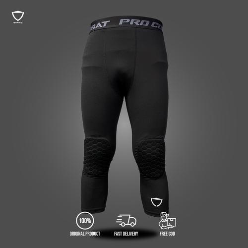 Jual GUARD COMPRESSION PANTS 3/4 PADDED / CELANA KETAT OLAHRAGA Kab