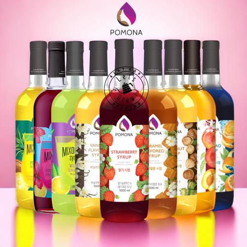 Jual Pomona Syrup 1L asal Korea Rasa lembut dan unik / Syrup Pomona ...