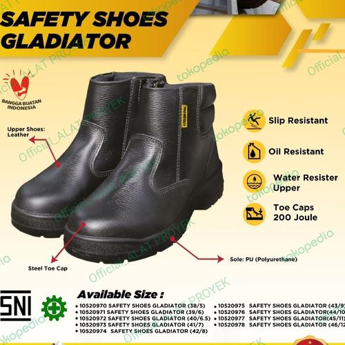 Jual Sepatu Safety GLADIATOR 6inch Safety Shoes GLADIATOR 6inch