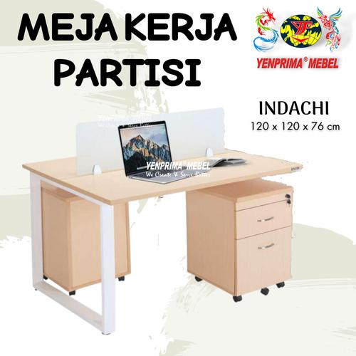 Jual Meja Kerja Partisi 2 Orang / Meja Kerja Indachi / Meja Kerja Promo