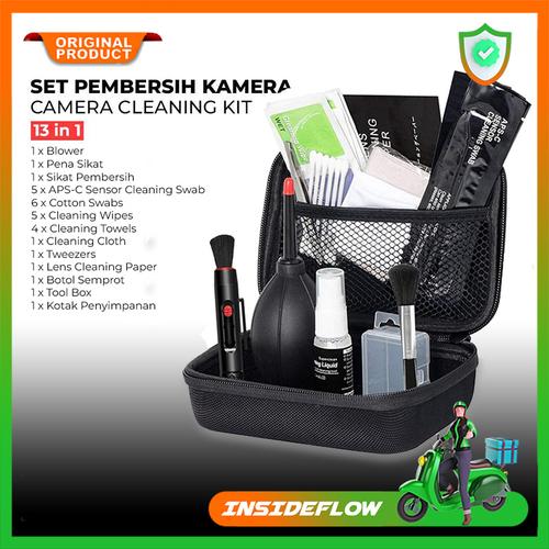 Jual Cleaning Kit Set Pembersih Kamera Camera 13 in 1 DSLR Pompa Pena