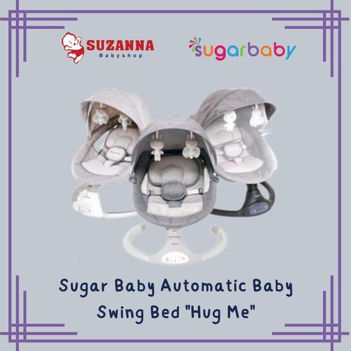 Jual Sugar Baby HUG ME Automatic Baby Swing Bed - Ayunan Bayi - White ...