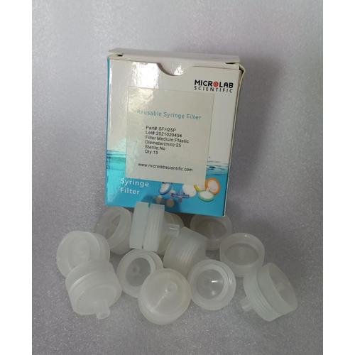Jual Reusable Plastic Syringe Filter Holder dia 25mm for Membrane