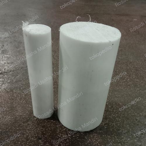 Jual teflon rod 60mm × 50cm(1/2meter) ptfe teflon as batangan - Jakarta ...