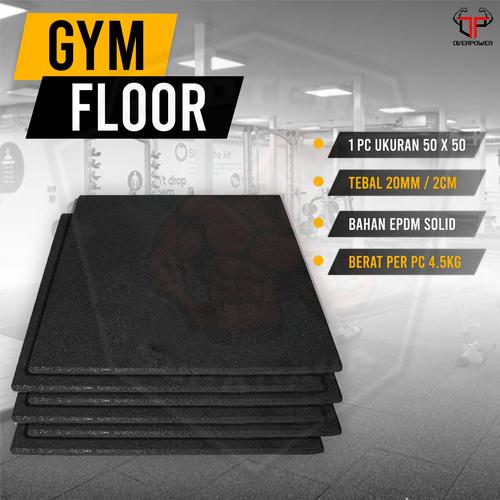 Promo Gym Floor Puzzle /Matrass Lantai Tempat Fitness /Gym Mat/Rubber