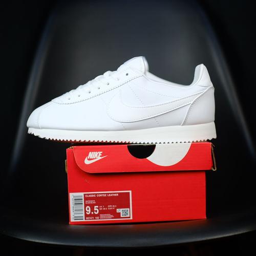 Jual Sneaker Nike Cortez Classic Full White Original 41 Kota