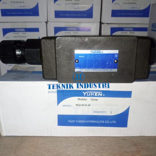 Jual Relief Modular Valve MSA-03-Y-30 YUKEN - Jakarta Barat - Teknik ...