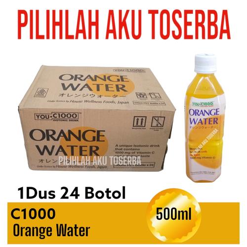 Jual You C 1000 / YOU C1000 ORANGE WATER 500 ml ( 1 DUS isi 24