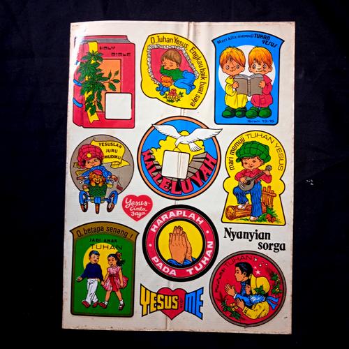 Sticker Sticker Jadul Jual Barang Jadul Sticker Lama Rohani Kristen Anak² Nos Antik - Kota ...