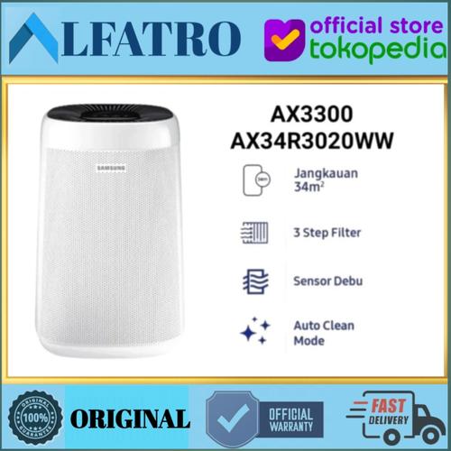 Promo SAMSUNG Air Purifier AX3300 Pembersih Udara AX34R3020WW AX34R