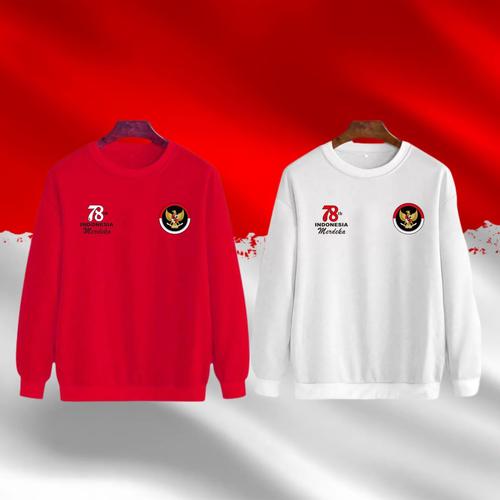 Jual Sweater merah putih hari KEMERDEKAAN 17 AGUSTUS HUT RI se ...