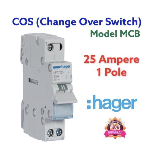 Jual COS HAGER SFT CHANGE OVER SWITCH 25A 32A 40A 1P MODEL MCB PLN ...