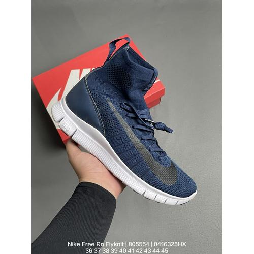 Jual Unisex Sepatu sneakers Nike Free Rn Flyknit blue origina