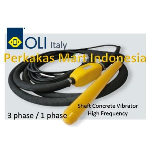 Jual Shaft Concrete Vibrator Selang Cor Beton VHN 50 mm merk OLI italy