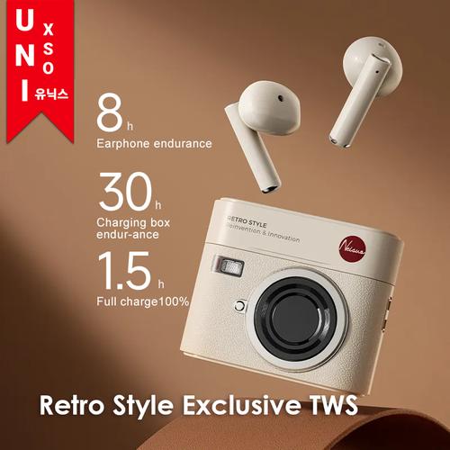 Promo Unixso Retro CCD Camera TWS Unik Exclusiv Premium True Wireless ...