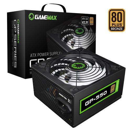 Jual GAMEMAX PSU 550Watt GP-550 - 80plus Bronze Certified - Kota ...