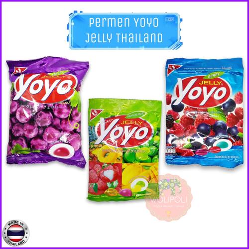 Jual Snack Thailand Permen Yoyo Gummy Jelly Semua Varian Logo HALAL