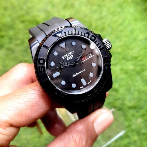 MOD NH35 自動巻き 腕時計オマージュSロゴ入り