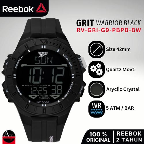 Jual Jam Tangan Pria Reebok GRIT Warrior Black RV-GRI-G9-PBPB-BW