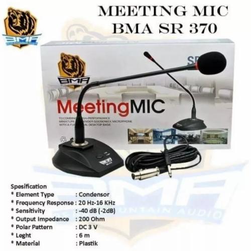 Jual Mic Conference Microphone kabel Meja BMA SR-370 Podium mik ...