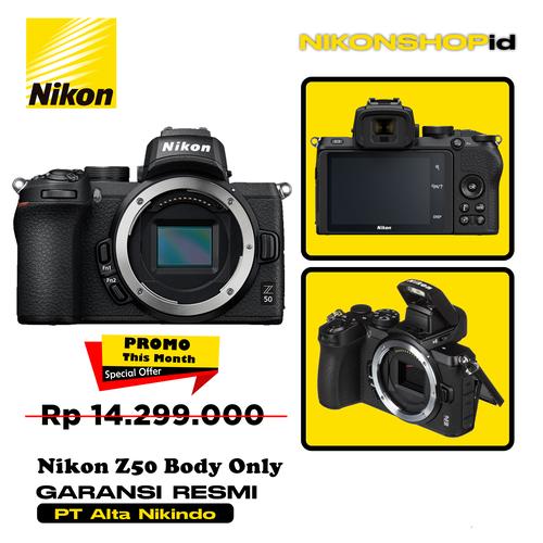 Jual Nikon Z50 Body Only Kamera Mirrorless Garansi Resmi Z50 BO