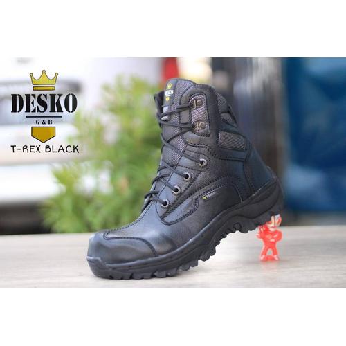 Jual Sepatu safety ujung besi original Bandung handmade merk Desko