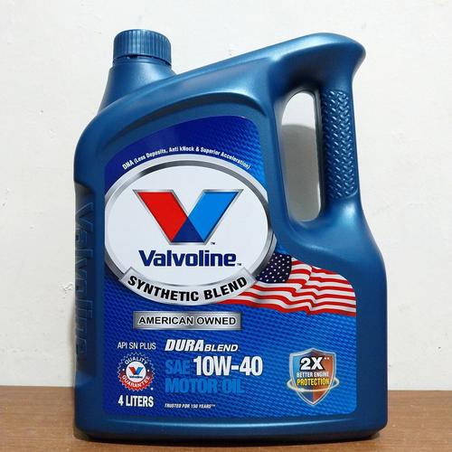 Jual Oli valvoline 10W40 durablend api sn plus 4Lsynthetic blend
