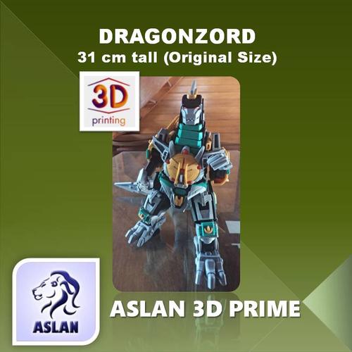 Jual DRAGONZORD ARTICULATED ACTION FIGURE GREEN RANGER MECHA 3D Print ...