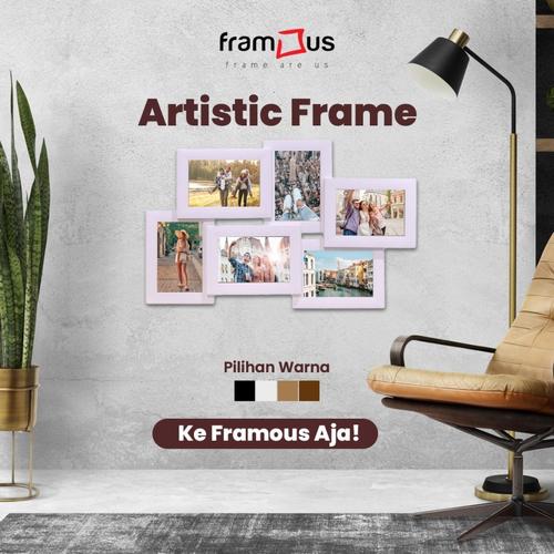 Jual Pigura Bingkai Foto Beauty 6 Multiple Photo Frame 2,5 cm Kota Surabaya Framous