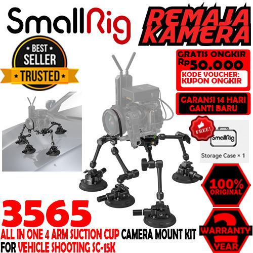 Promo SMALLRIG ALL IN ONE 4 ARM SUCTION CUP CAMERA MOUNT KIT 3565 ...
