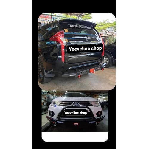 Jual PAKET Tanduk dan Towing Mobil Pajero lama Offroad overland