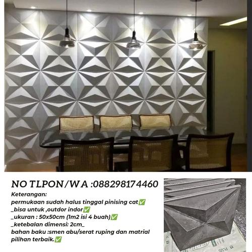 Jual Roster tempel 3D motip bintang - Jakarta Selatan - Roster beton ...