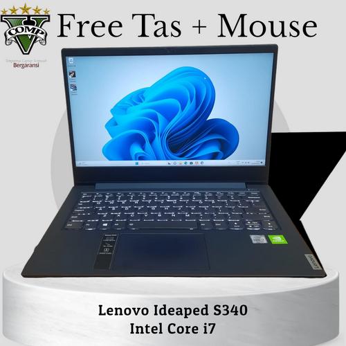 Jual Laptop Lenovo Ideapad S340 81N9 Core i7-10510U Ram 12gb Ssd