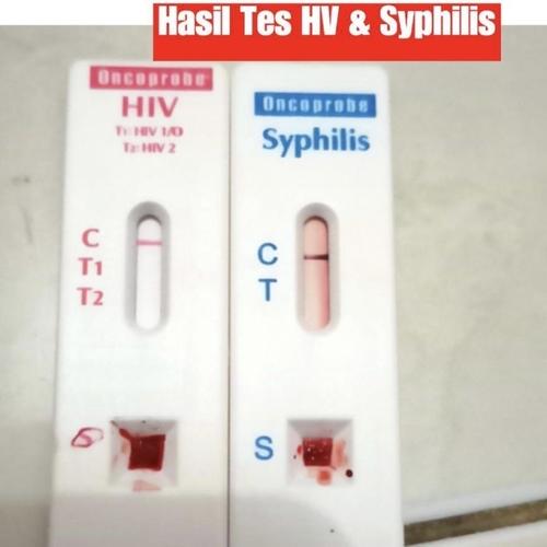 Jual Rapid Tes hiv/syphilis duo card sd eceran murah akurat Jakarta